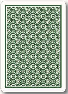 Black Jack Rose Playing Cards - Green